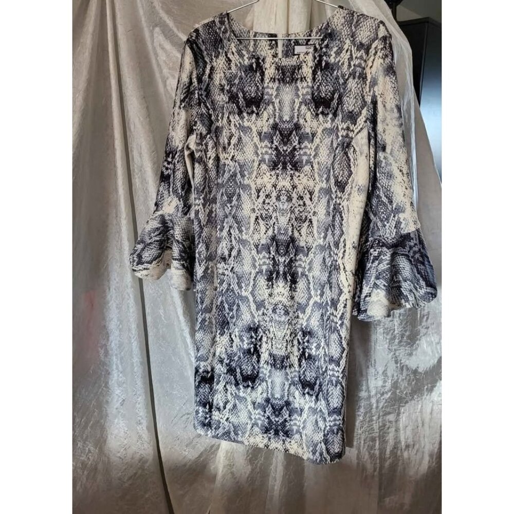 Hilary Radley Katherine Barclay Snake Print Dress Sz Large